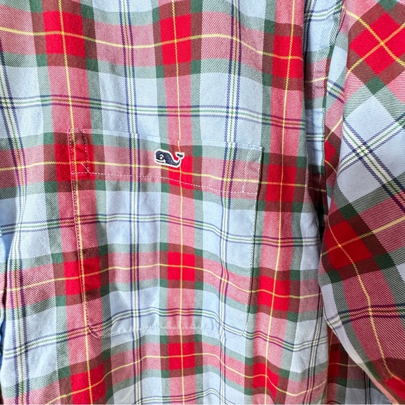 Vineyard Vines Classic Fit Tucker Button Up Shirt Size L - Picture 3 of 7